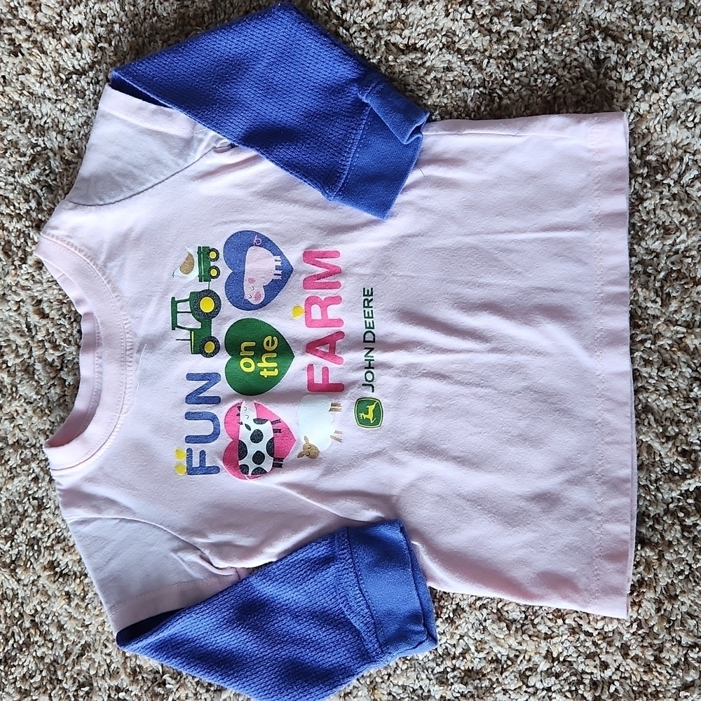 2/$20 John Deere long sleeve shirt